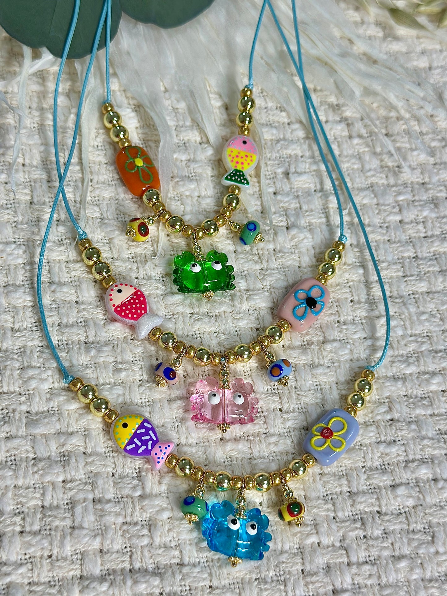 Candy cube crab necklace (only necklace)