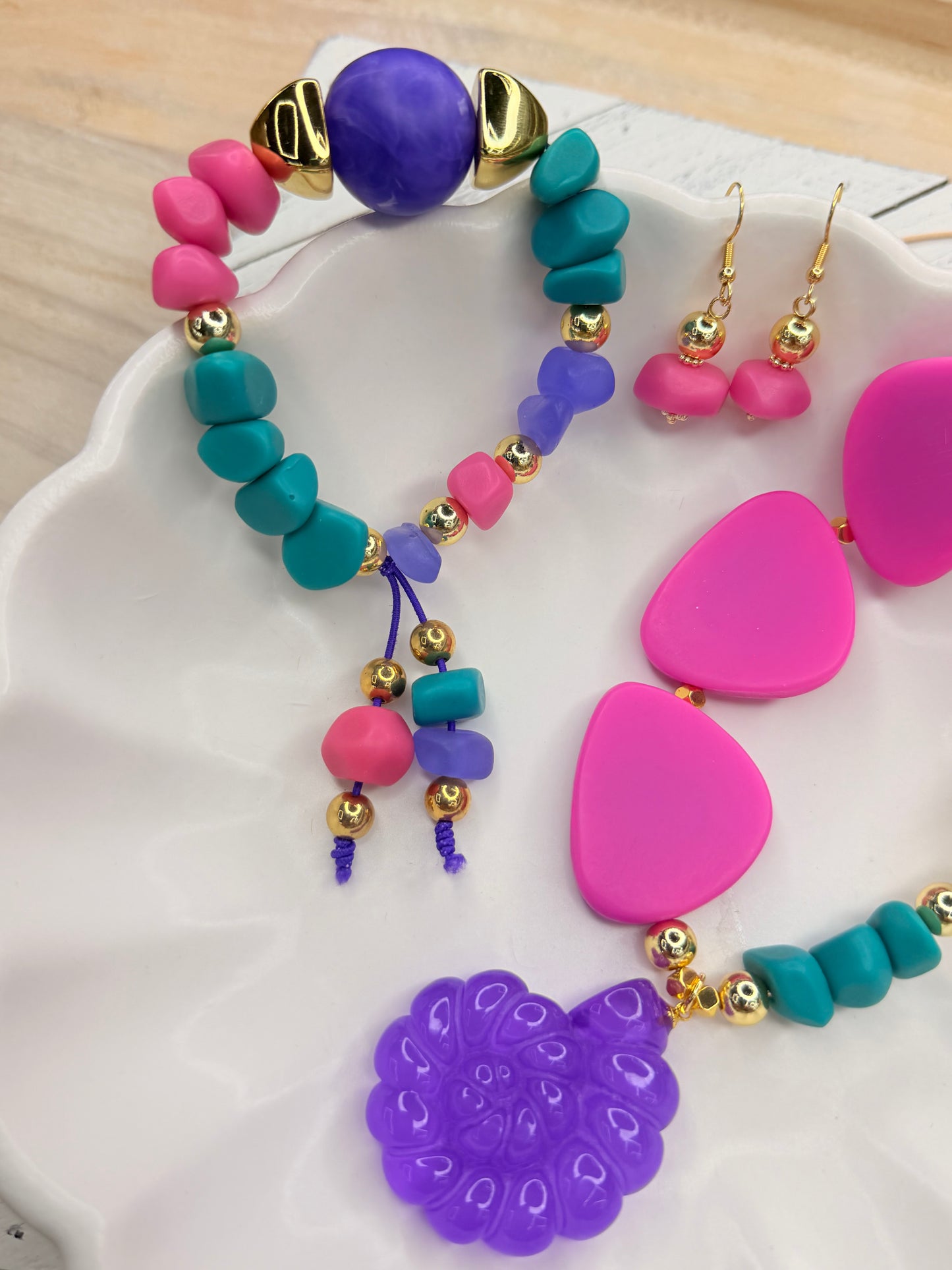 Coral del Caribe LGA-Set 3 piezas🐚
