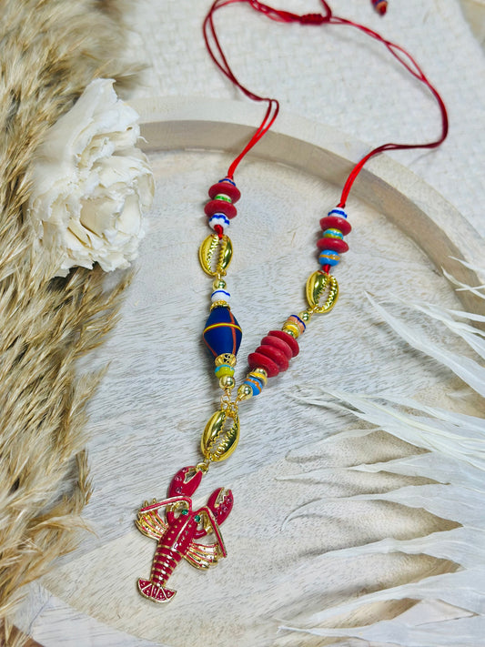 Candy lobster necklace