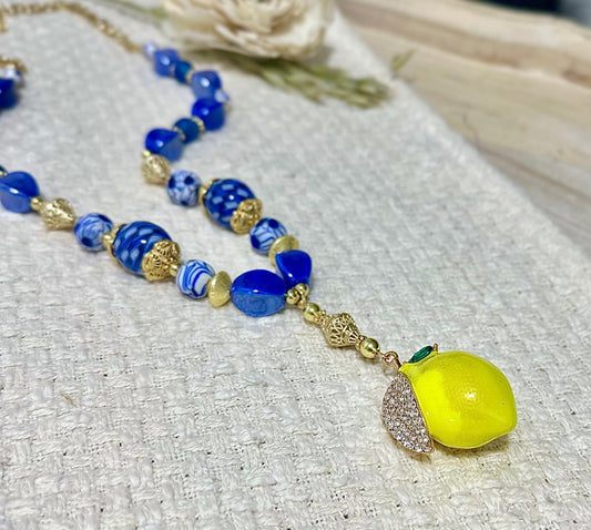 Santorini long necklace #1