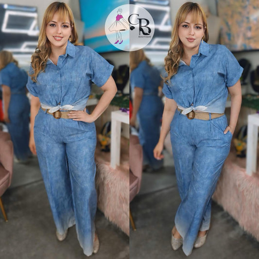 Set Denim Print